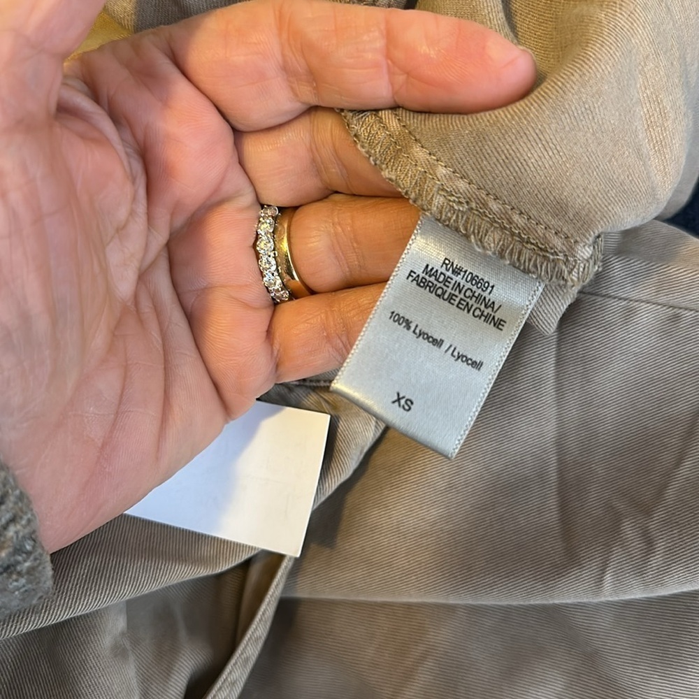 YFB Khaki Wide Leg Trousers SzXS - Picture 8 of 9